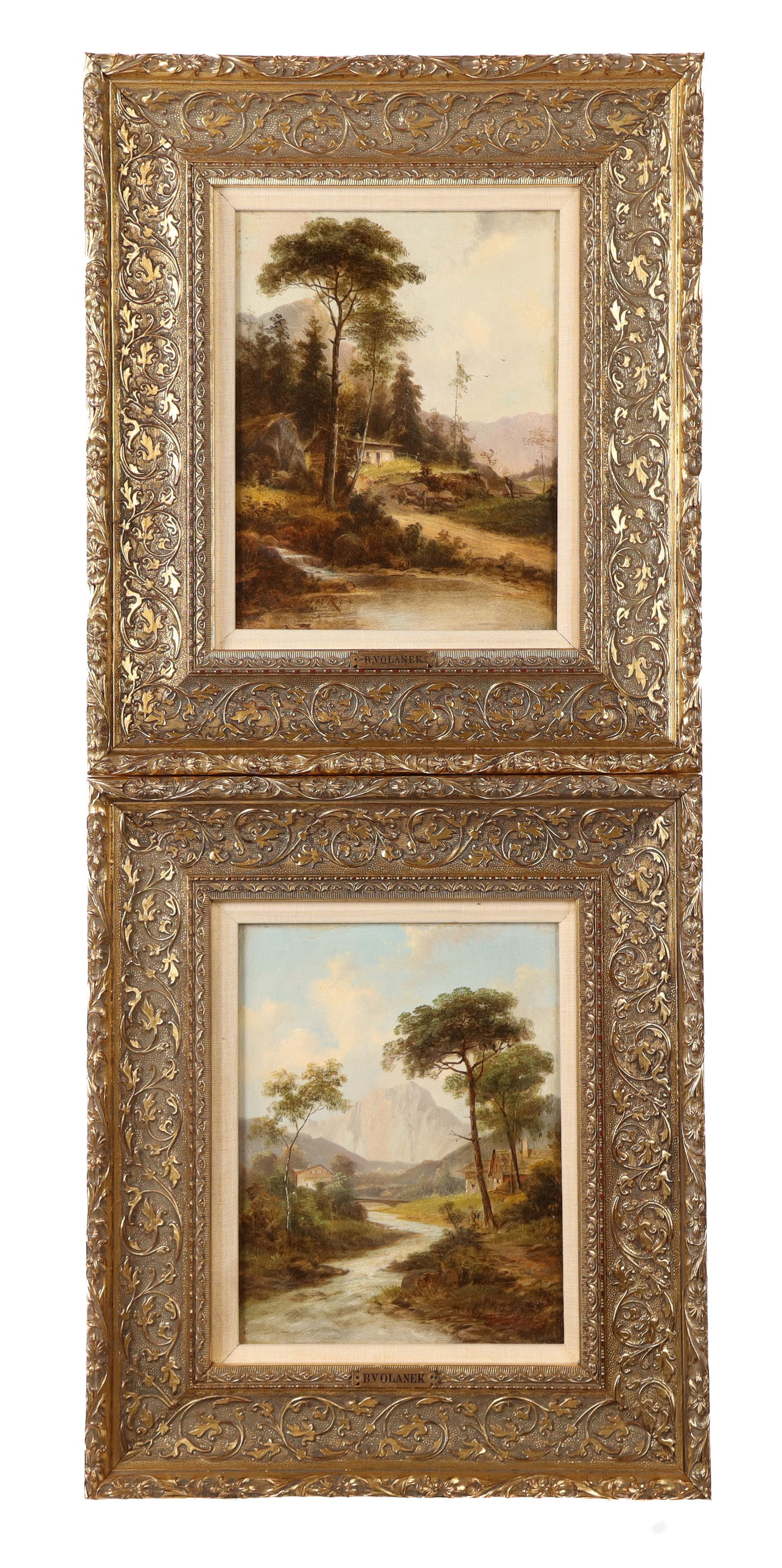 Raimund VOLANEK: Pair of Landscapes of the Alps (1 of 14)