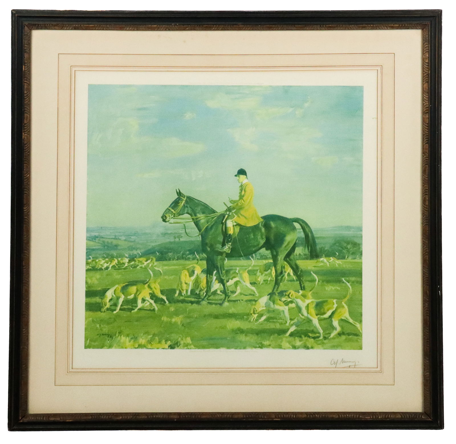 Alfred MUNNINGS: Early 20th C. Equestrian Print (1 of 11)