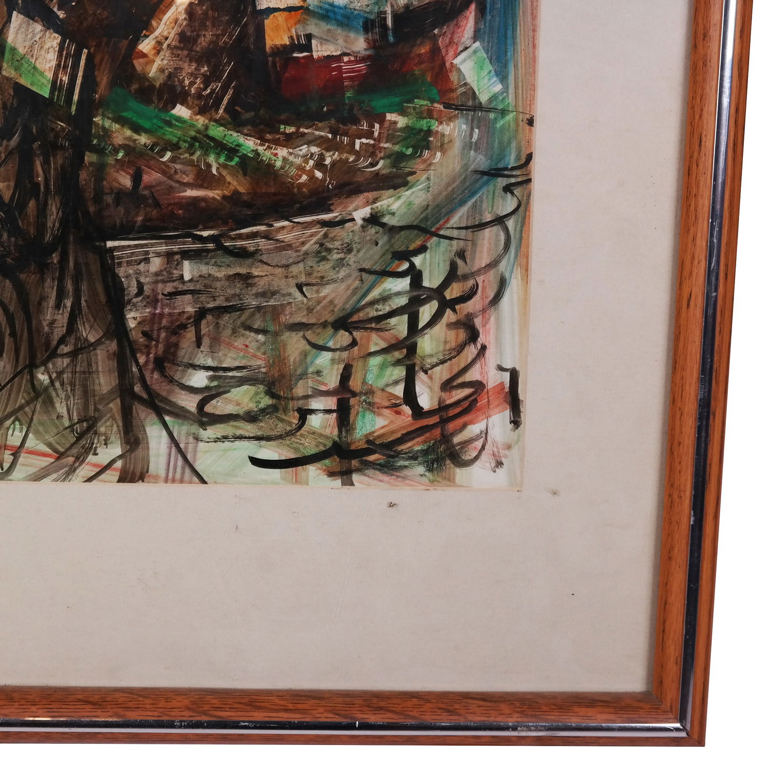 George B. BROWN: "Dynamic of City" - Mixed Media - 4