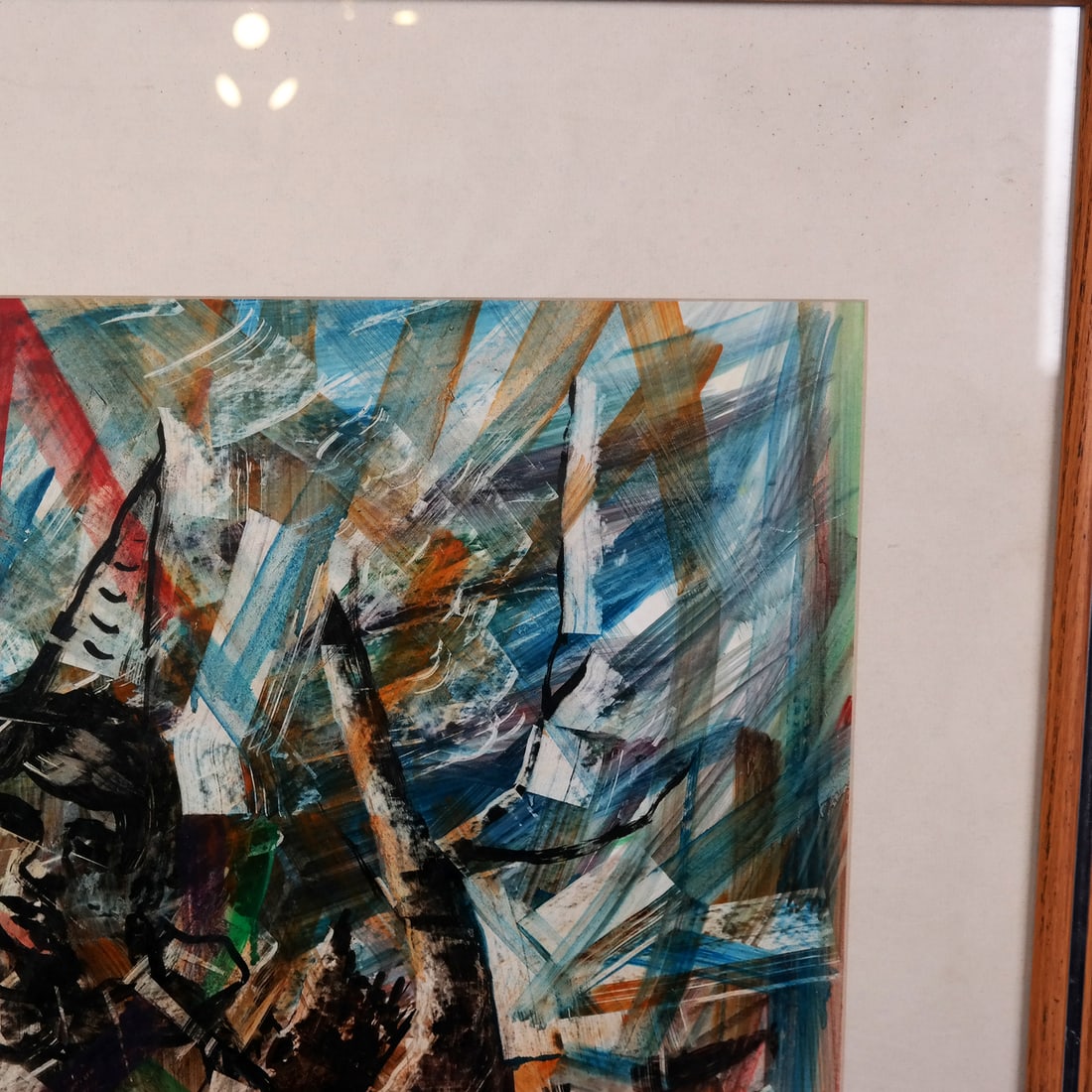 George B. BROWN: "Dynamic of City" - Mixed Media - 5