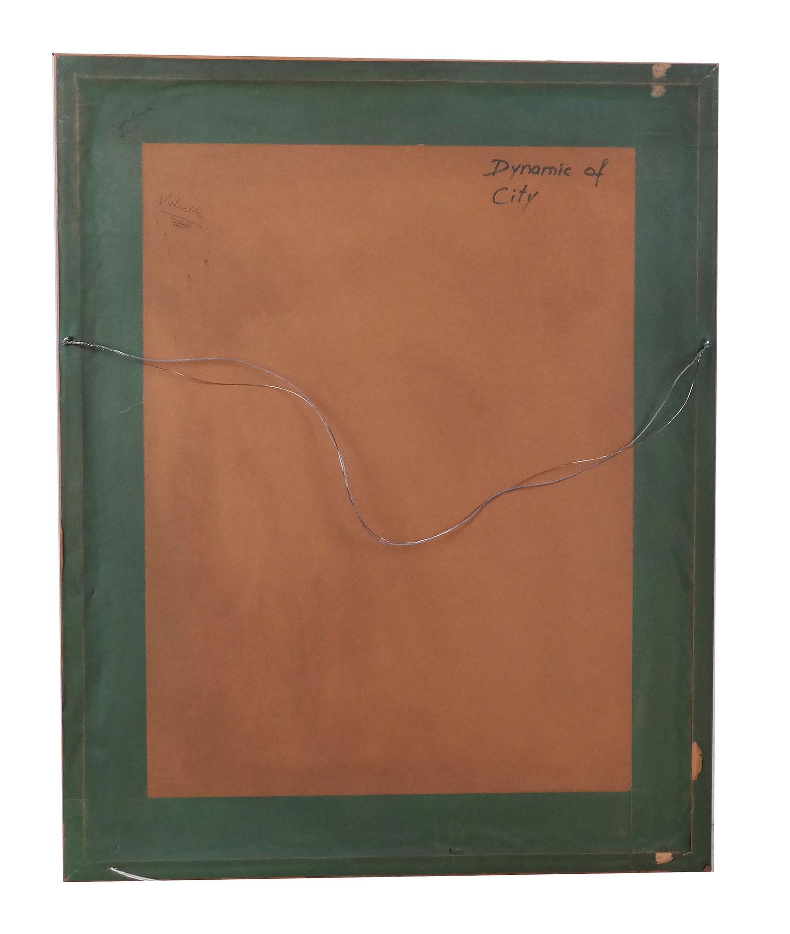 George B. BROWN: "Dynamic of City" - Mixed Media - 9