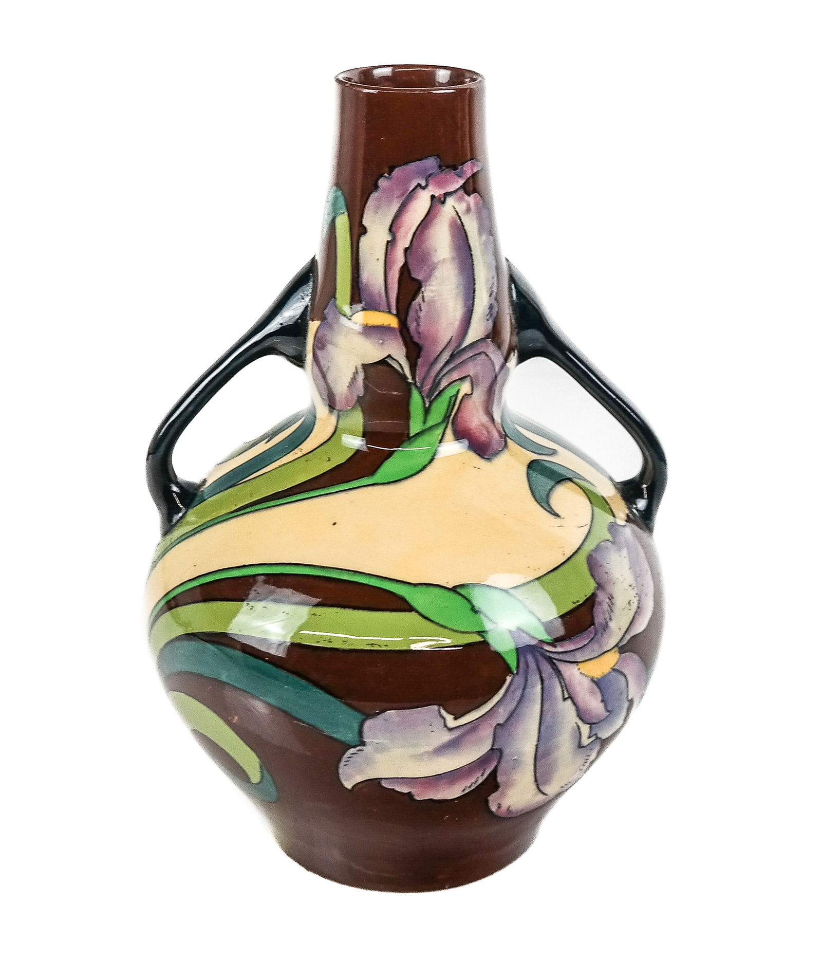 Foley Pottery Intarsio Ware Earthenware Vase (1 of 12)