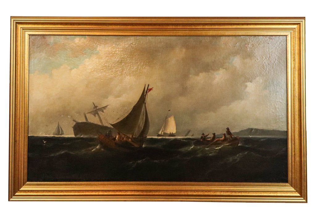 James HAMILTON Seascape Oil on Canvas (1 of 15)