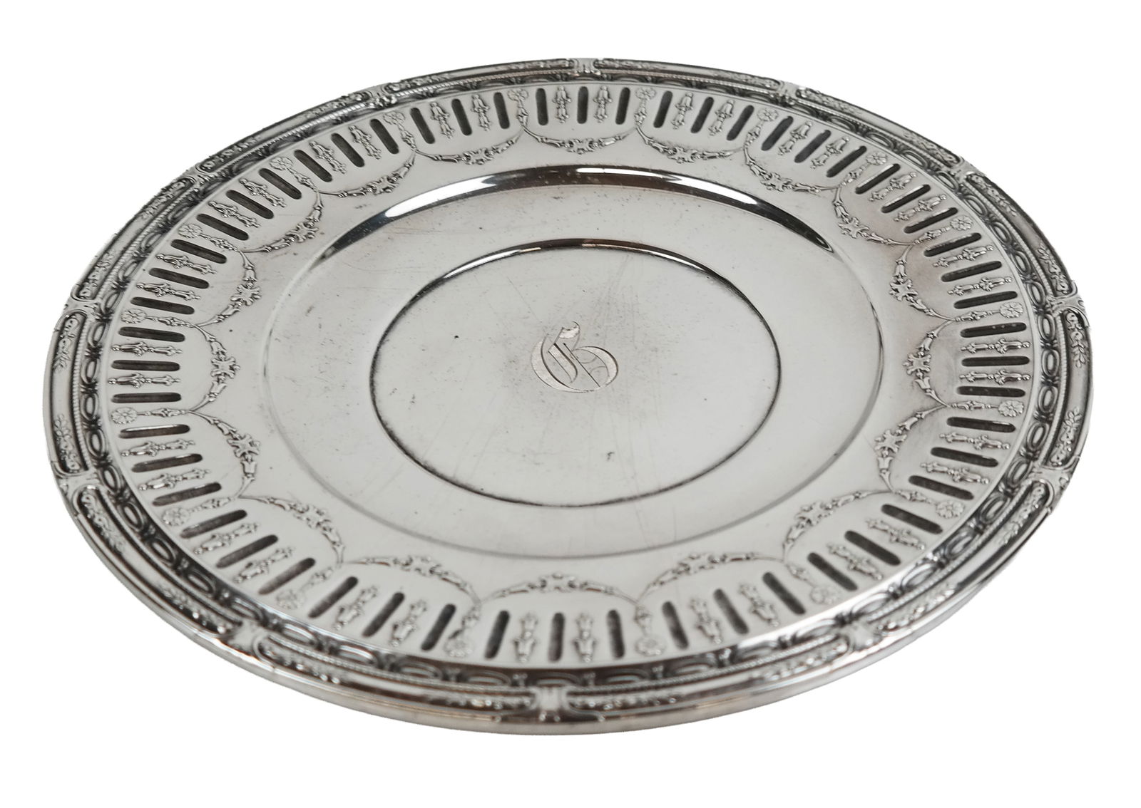 Gorham Sterling Silver "Marie Antoinette" Plate (1 of 6)