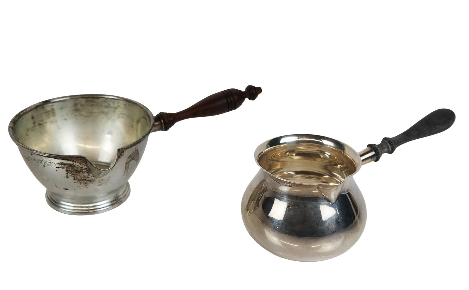 Two Sterling Silver and Treen Brandy Warmers (1 of 16)