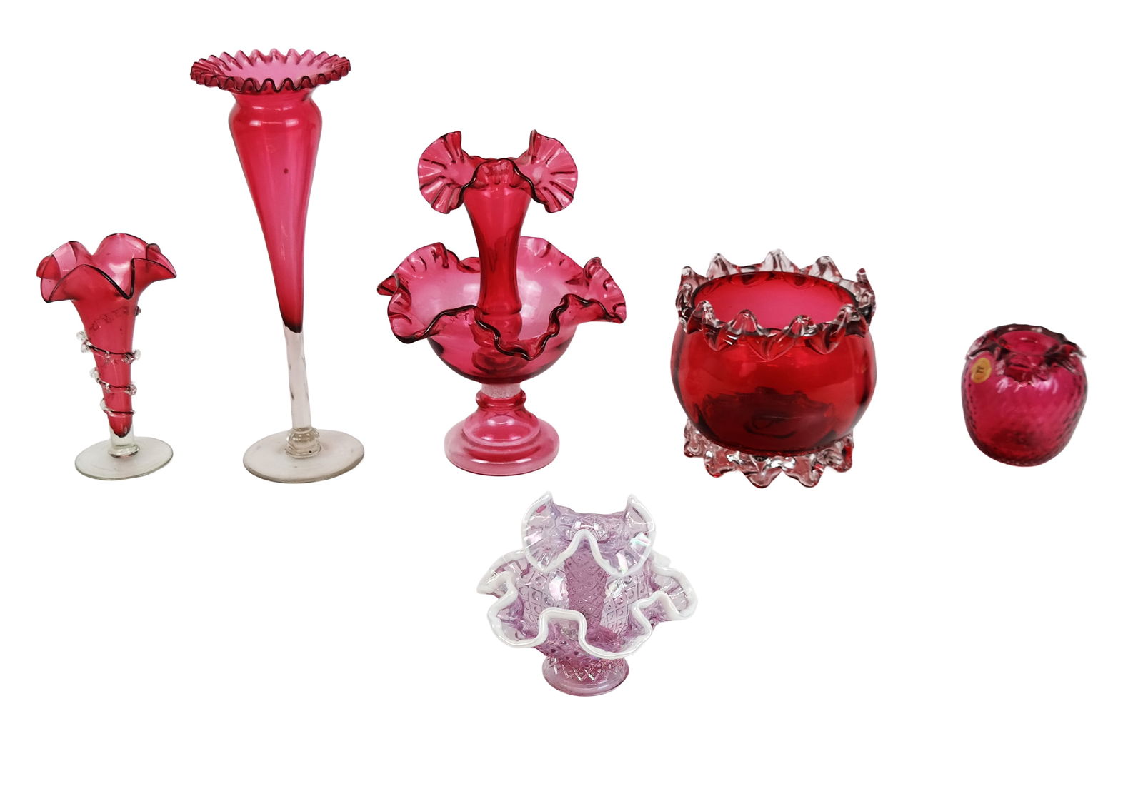 Victorian Cranberry Glass and Other Articles, 6 (1 of 15)