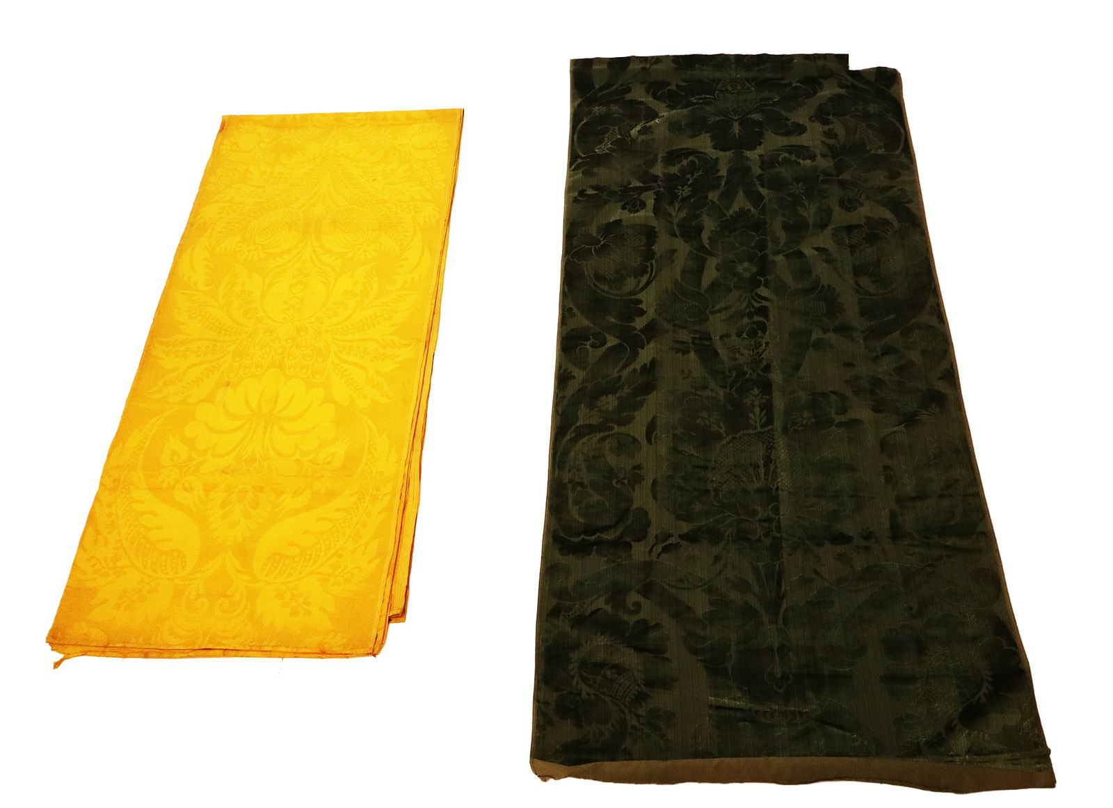 18th & 19th C. Panels of Fabric, 2 (1 of 14)