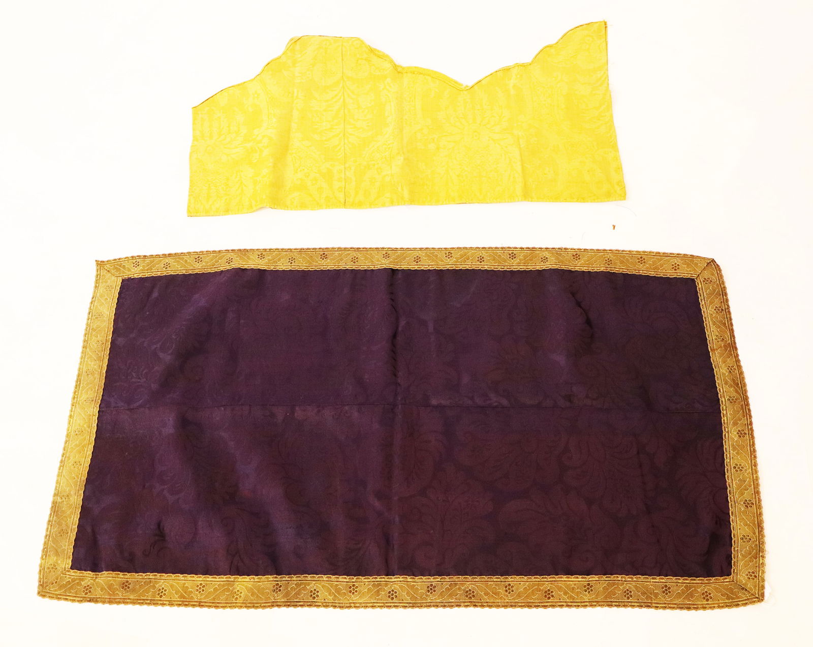 18th & 19th C. Panels of Fabric, 2 (1 of 12)