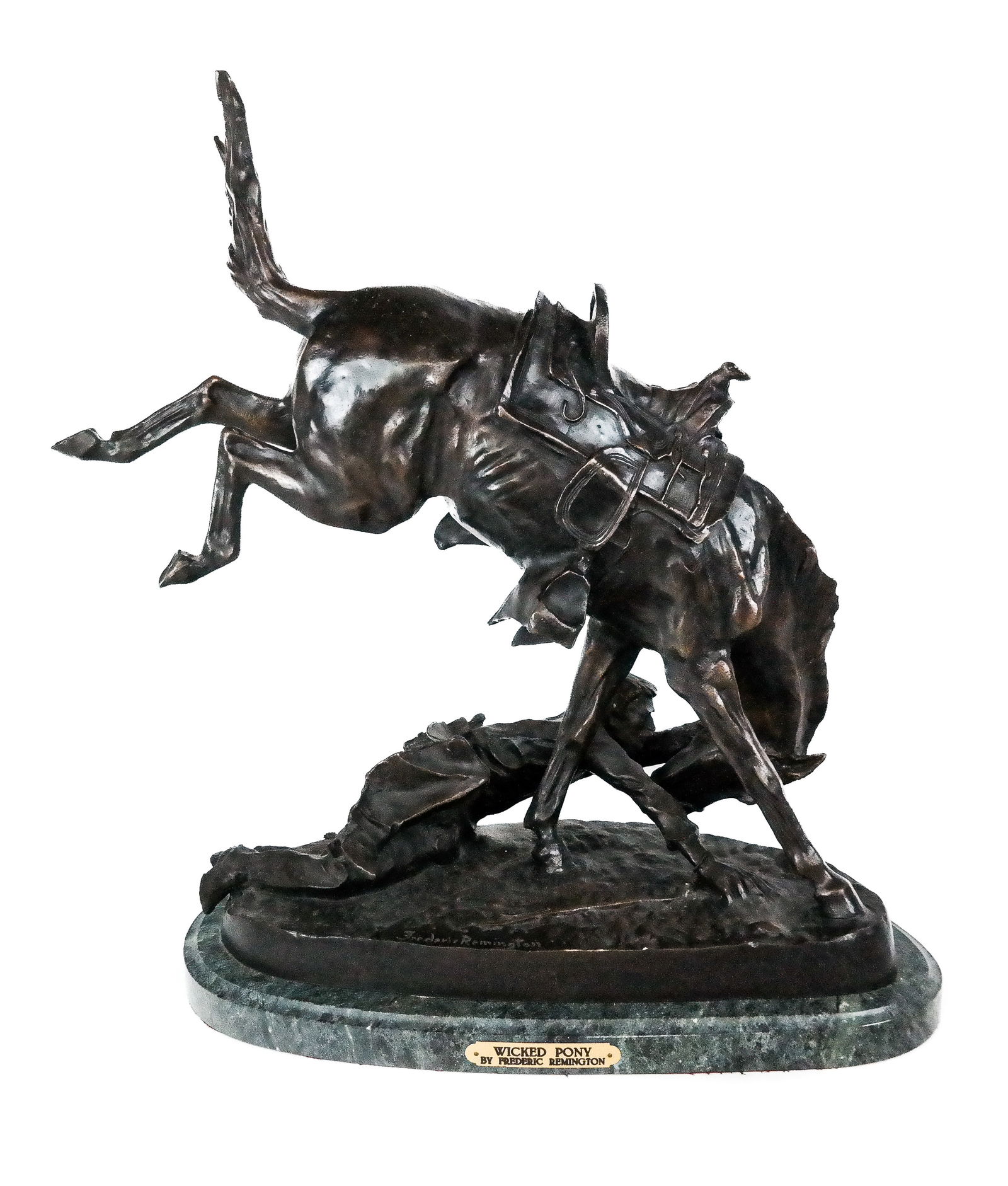 After Frederic Remington "Wicked Pony" Bronze (1 of 16)