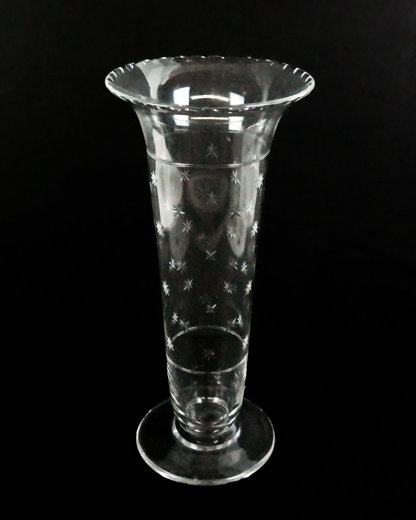 Webb Etched Crystal Vase (1 of 8)