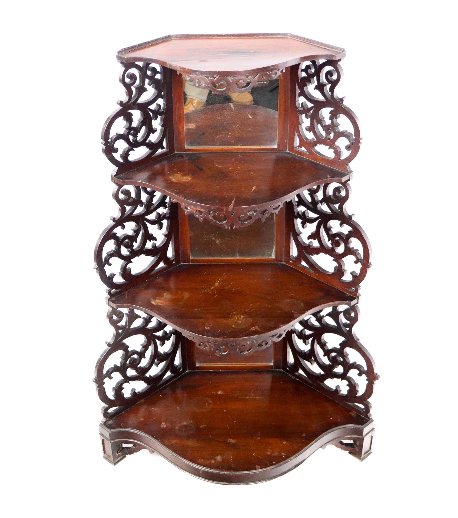 Victorian Carved Corner Etagere (1 of 13)