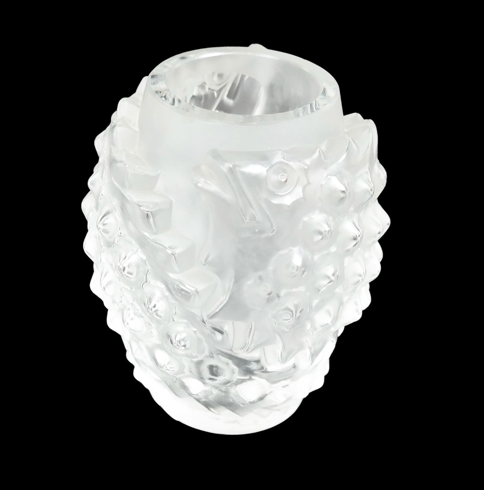 Lalique "Martigues" Crystal Vase (1 of 12)