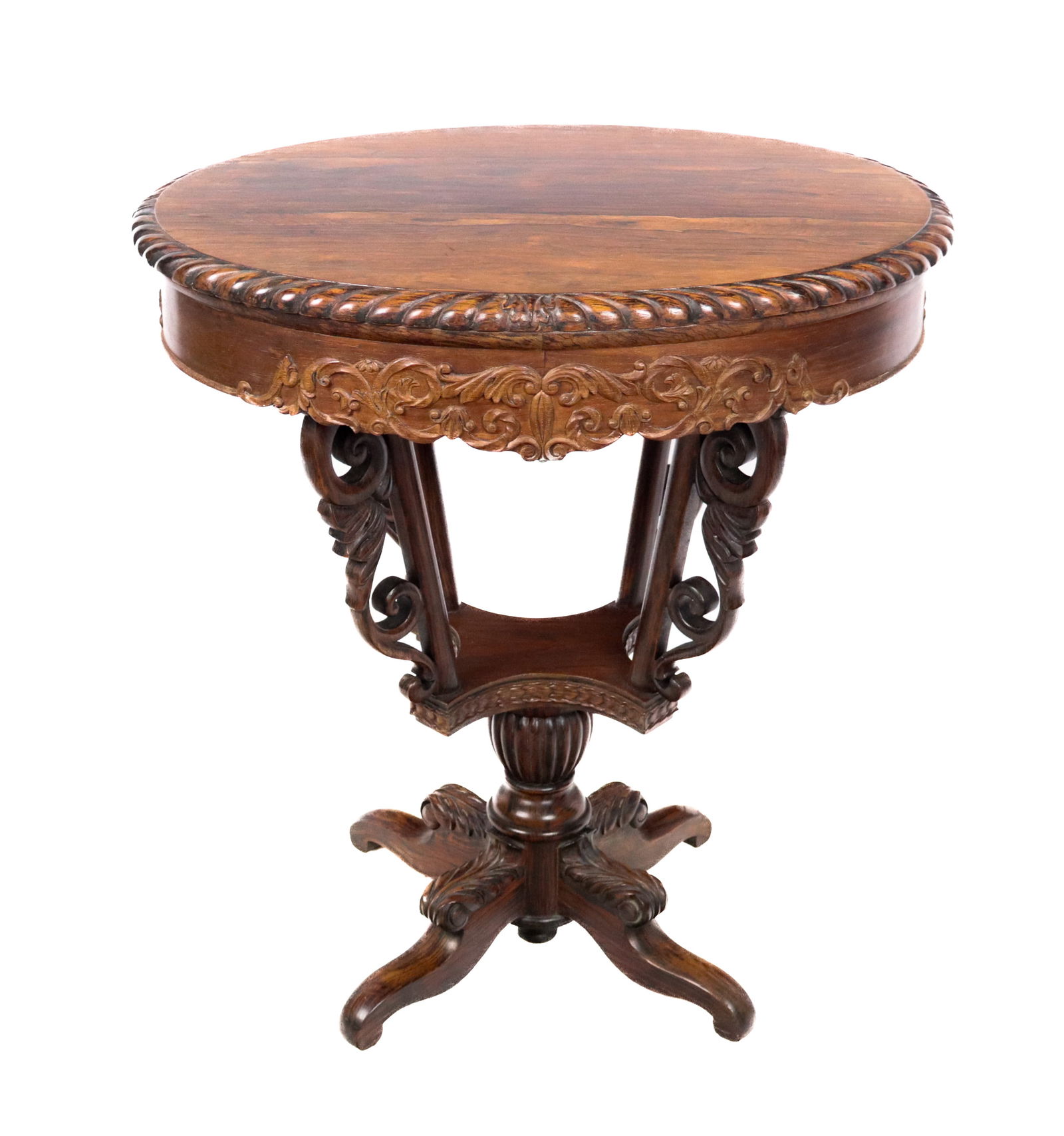 Victorian Rosewood Pedestal Table (1 of 10)