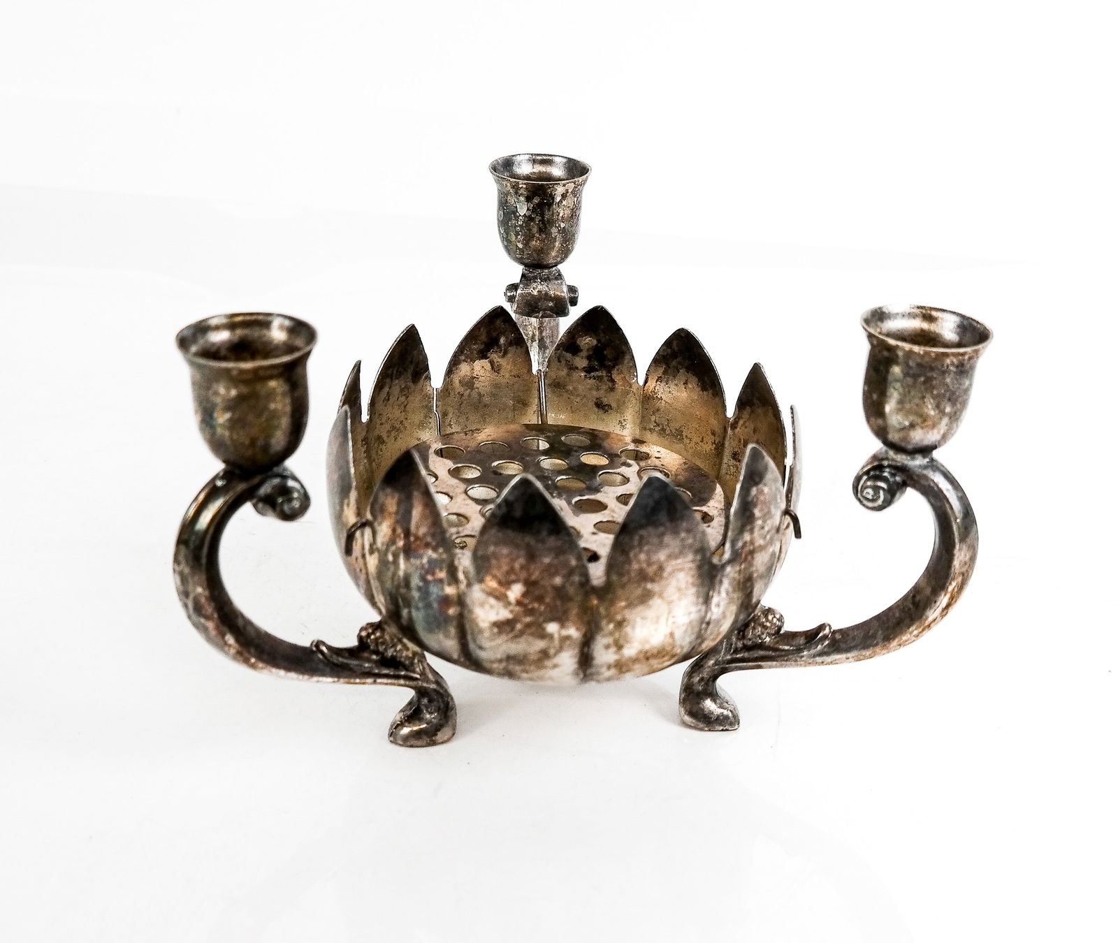 Leonard Silver Plate Lotus Centerpiece (1 of 12)