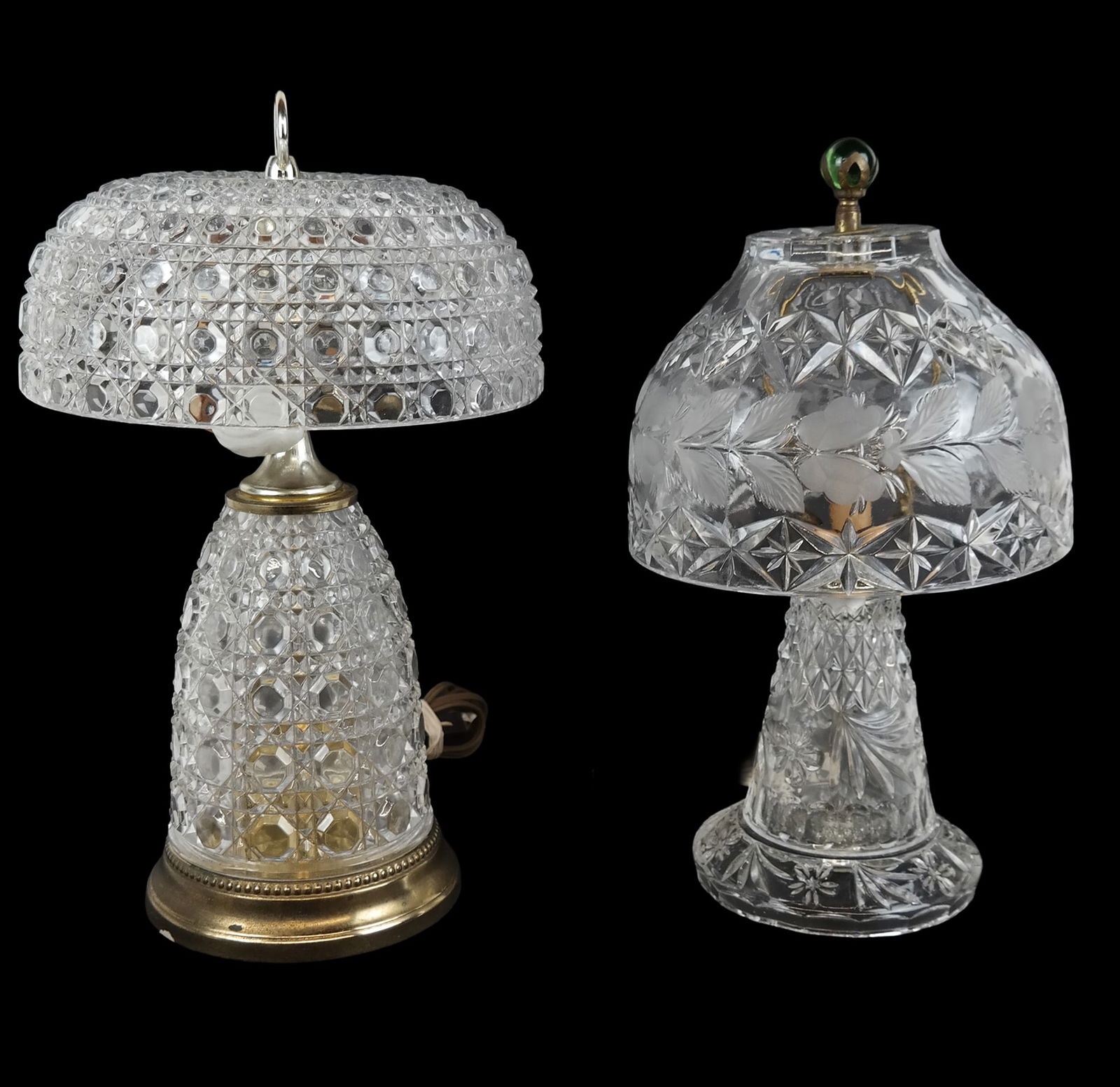Two Cut Crystal Lamps (1 of 18)