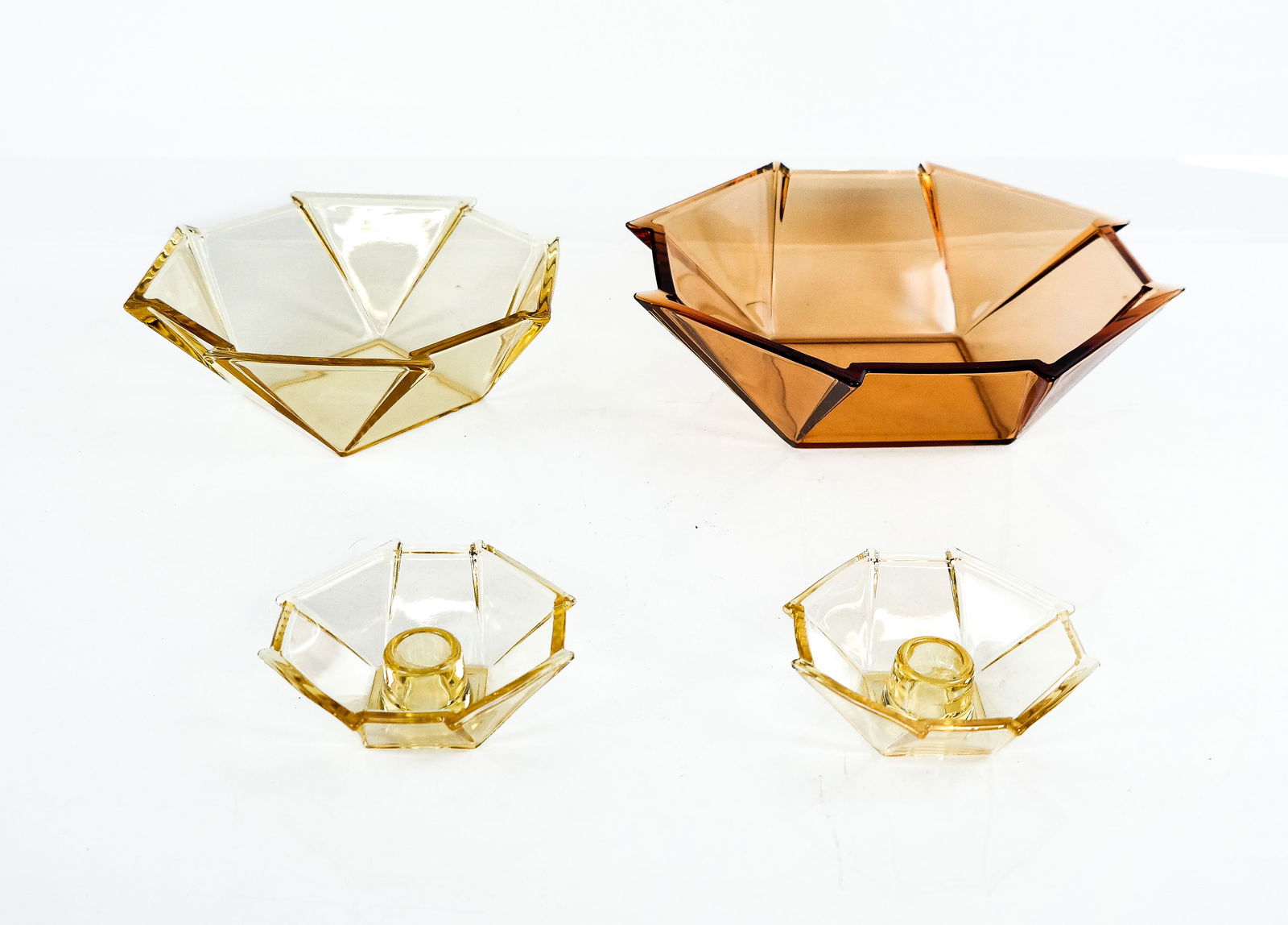 George Sakier Fostoria Art Deco Console Set, 4 (1 of 13)