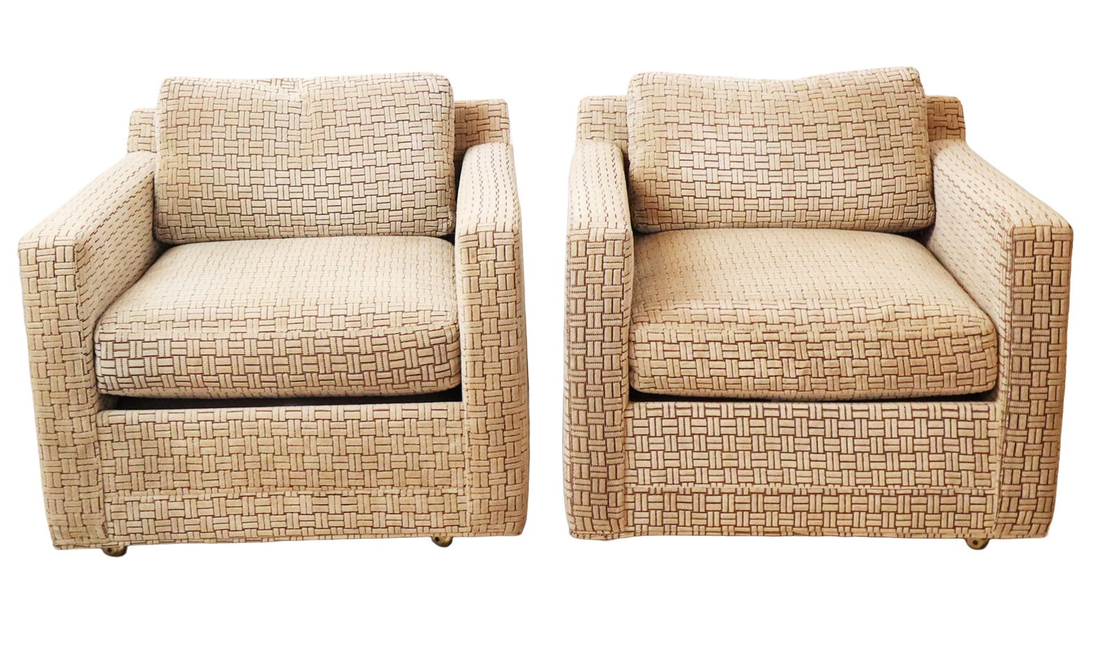 W.J. Sloane Pair of Club Chairs (1 of 10)