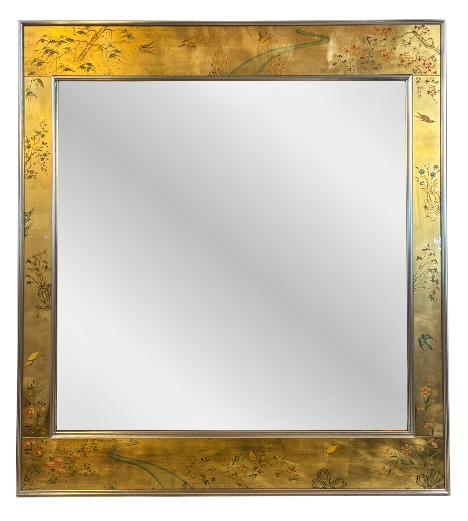 J. Beukema for La Berge Eglomise Mirror (1 of 8)