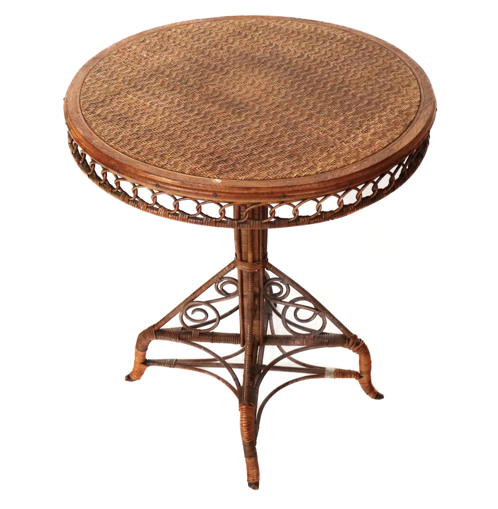 Victorian Wicker and Rattan Table (1 of 10)