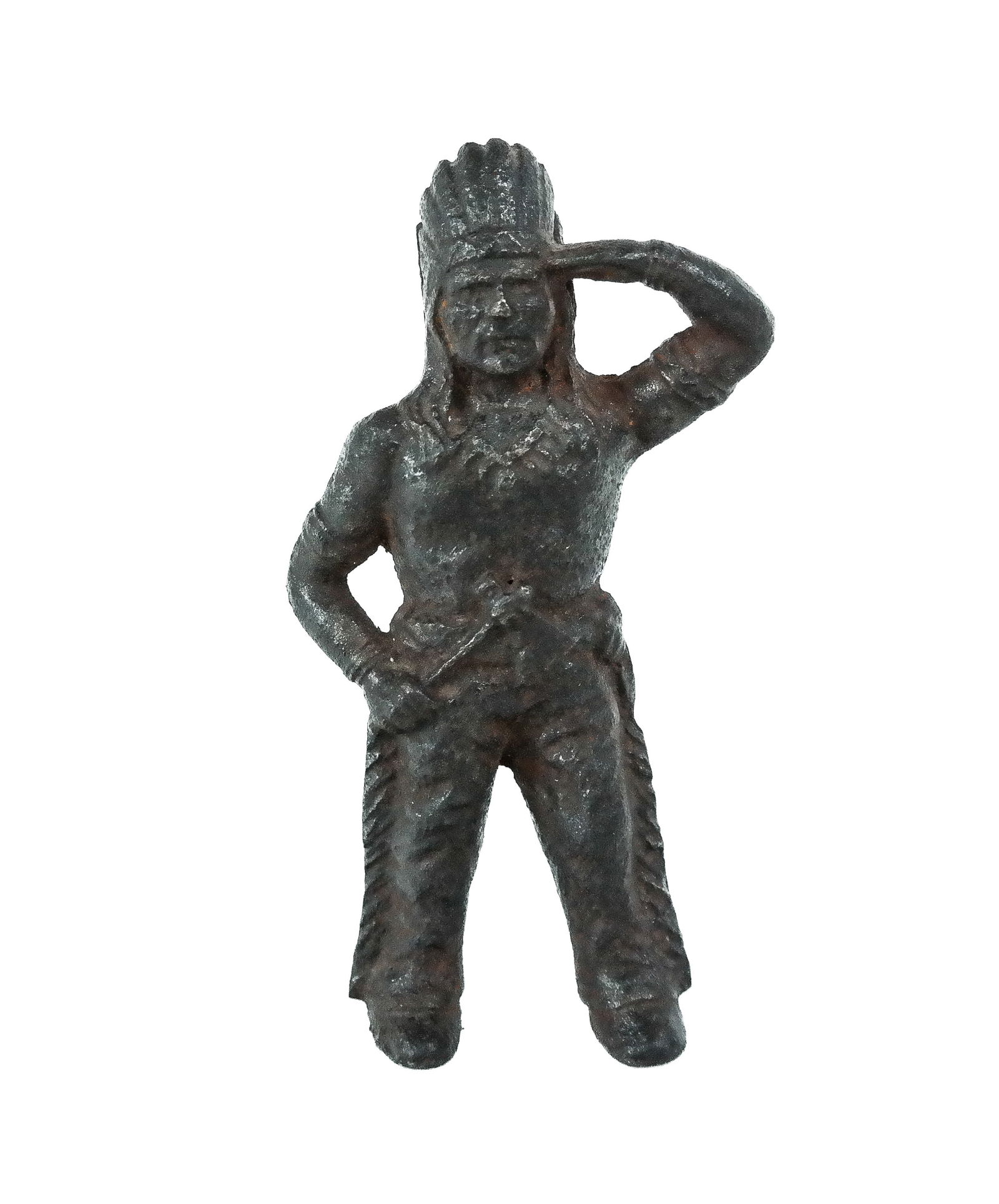 Hubley Attrib. "Indian with Tomahawk" Coin Bank (1 of 8)