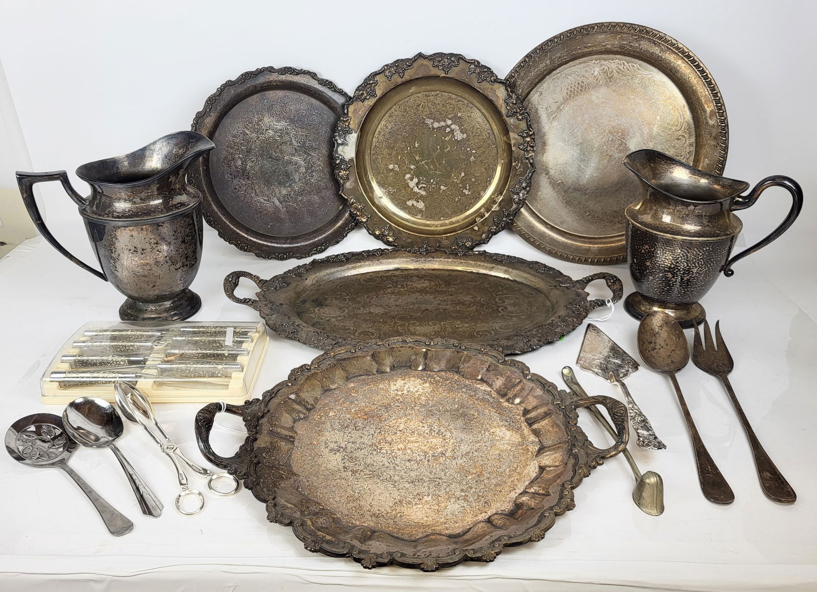 Group of Silver Plate and Metal, 20 (1 of 19)