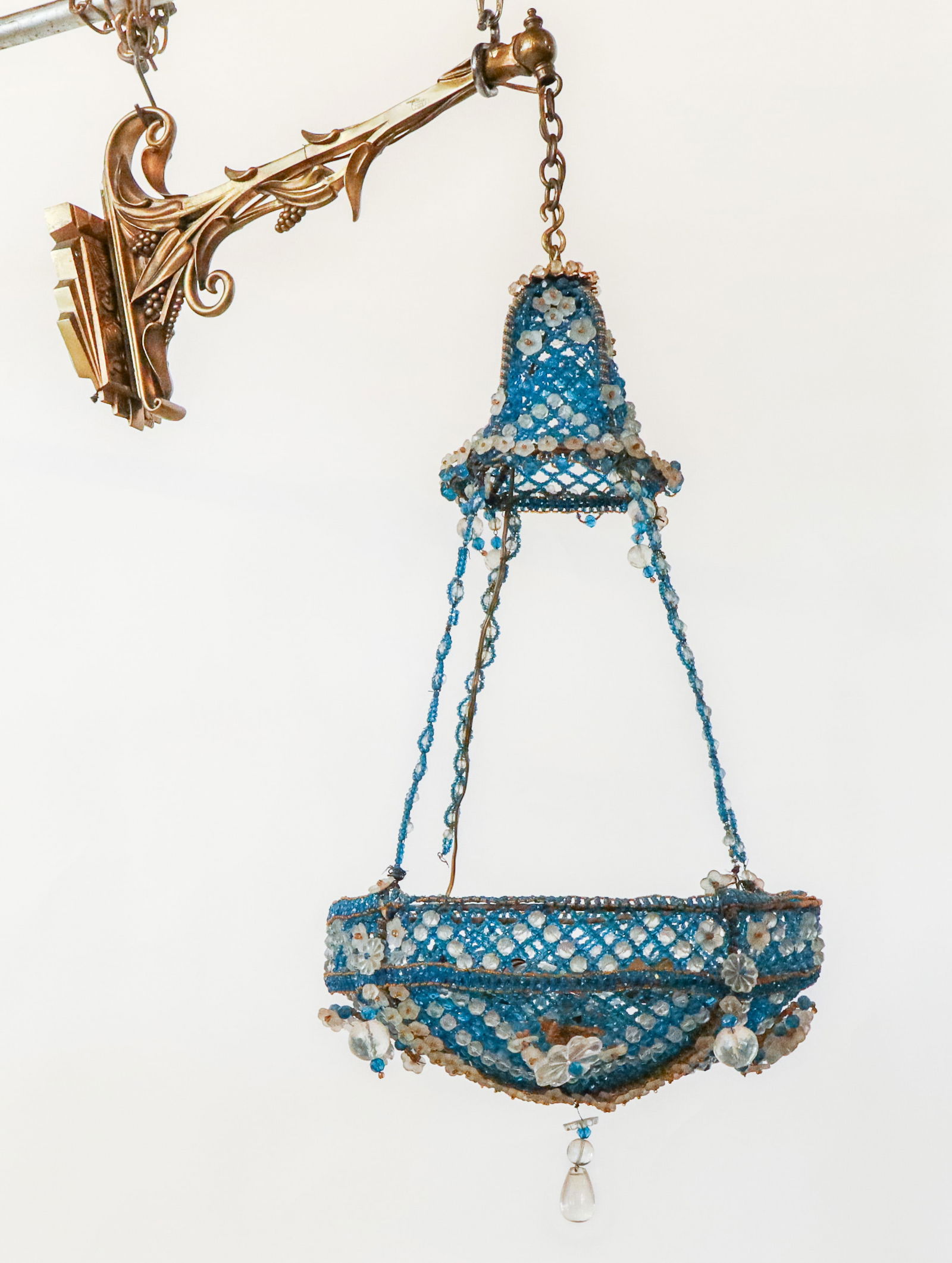 Art Deco Beaded Chandelier (1 of 17)