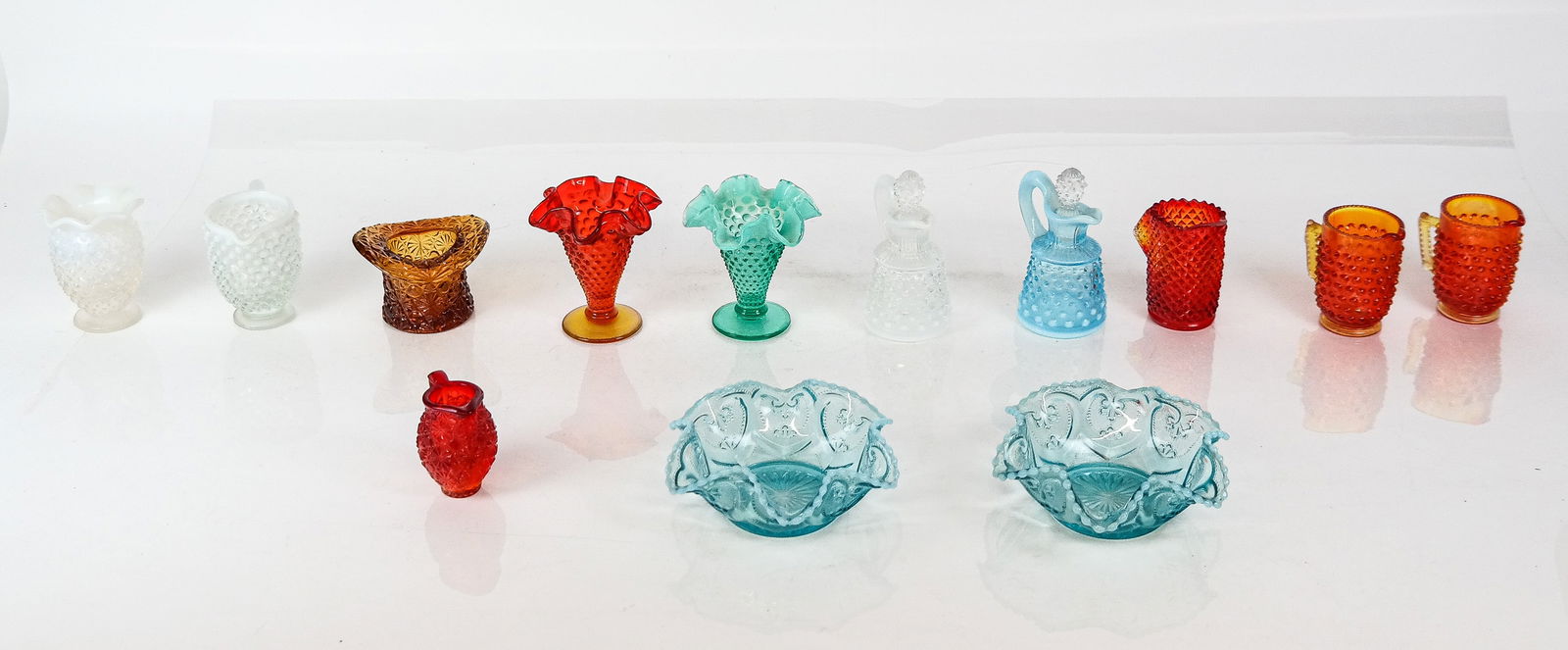 Fenton and Other Colored Glass Group, 13 (1 of 16)