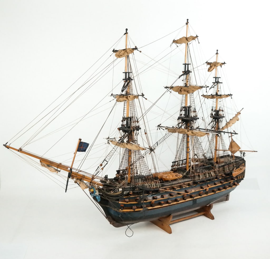 Model of the HMS Victory on Stand (1 of 16)