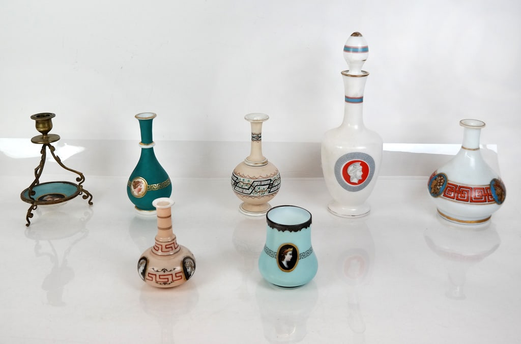 Collection of French Opaline Glass, 7 (1 of 14)
