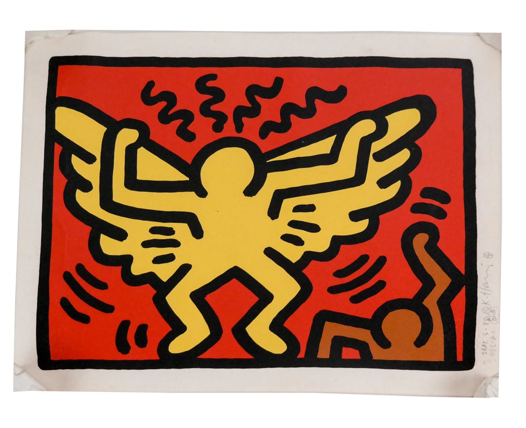 After Keith HARING Silkscreen from Pop Shop IV (1 of 7)