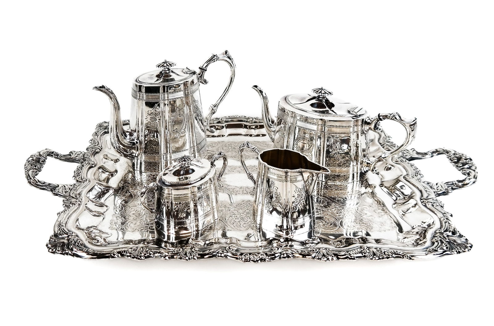 James Dixon & Sons Silver Plate Coffee Service, 5 (1 of 16)