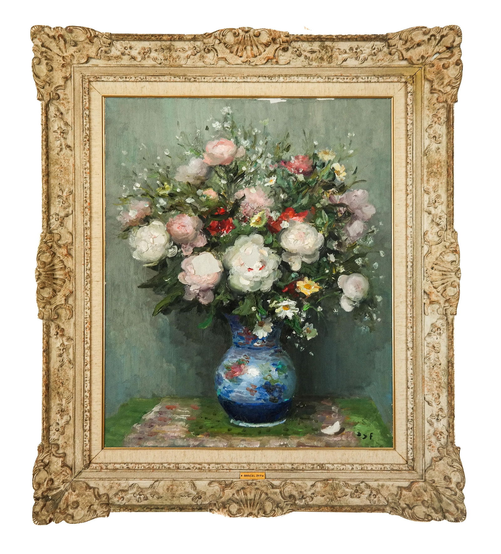 Marcel DYF Still Life Oil on Canvas with Flowers (1 of 13)