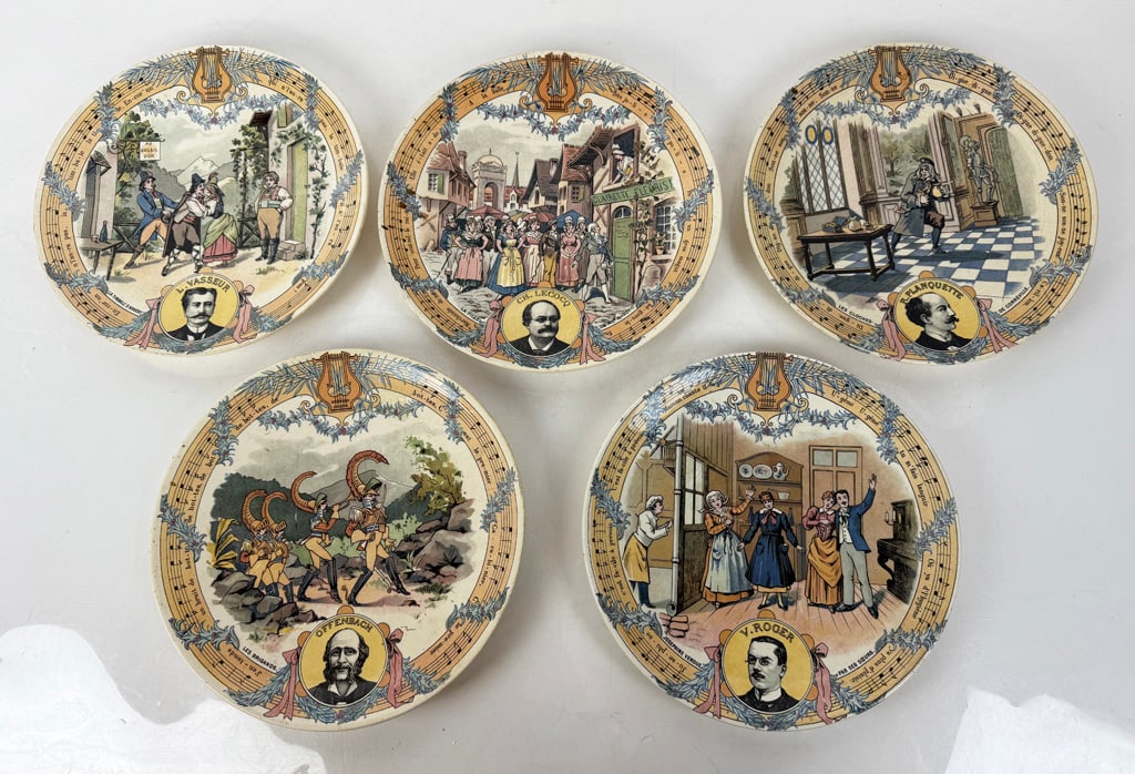 Sarreguemines Opera Plates, 5 (1 of 19)