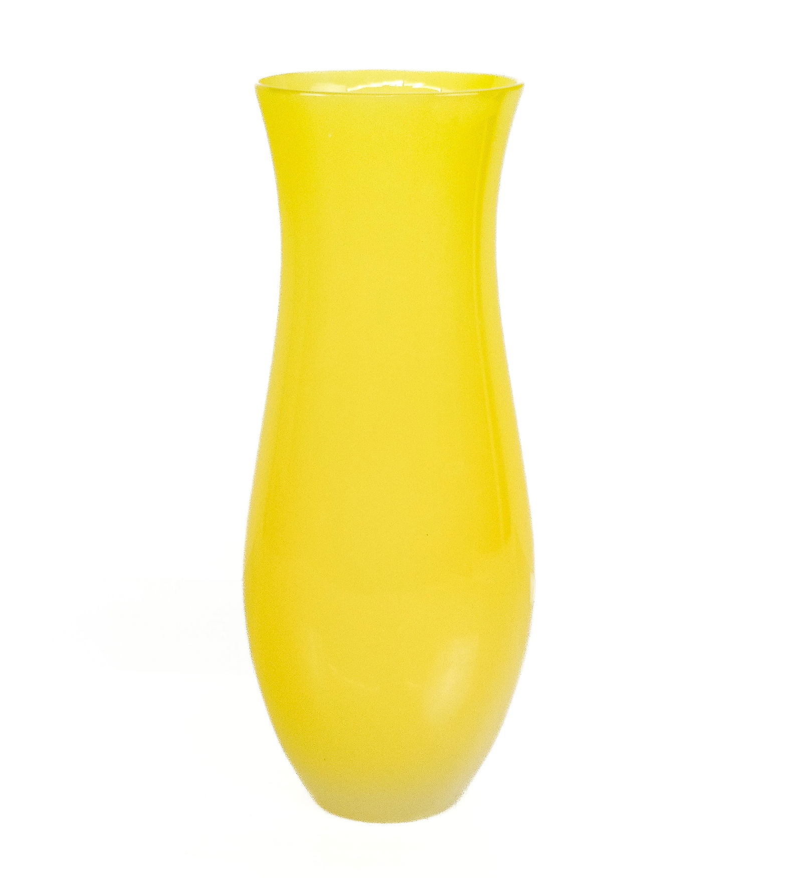 Art Glass "Tango" Yellow Vase (1 of 8)