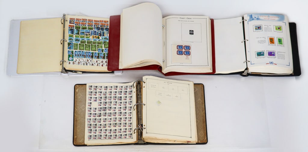 Three Assorted International Stamp Albums (1 of 17)