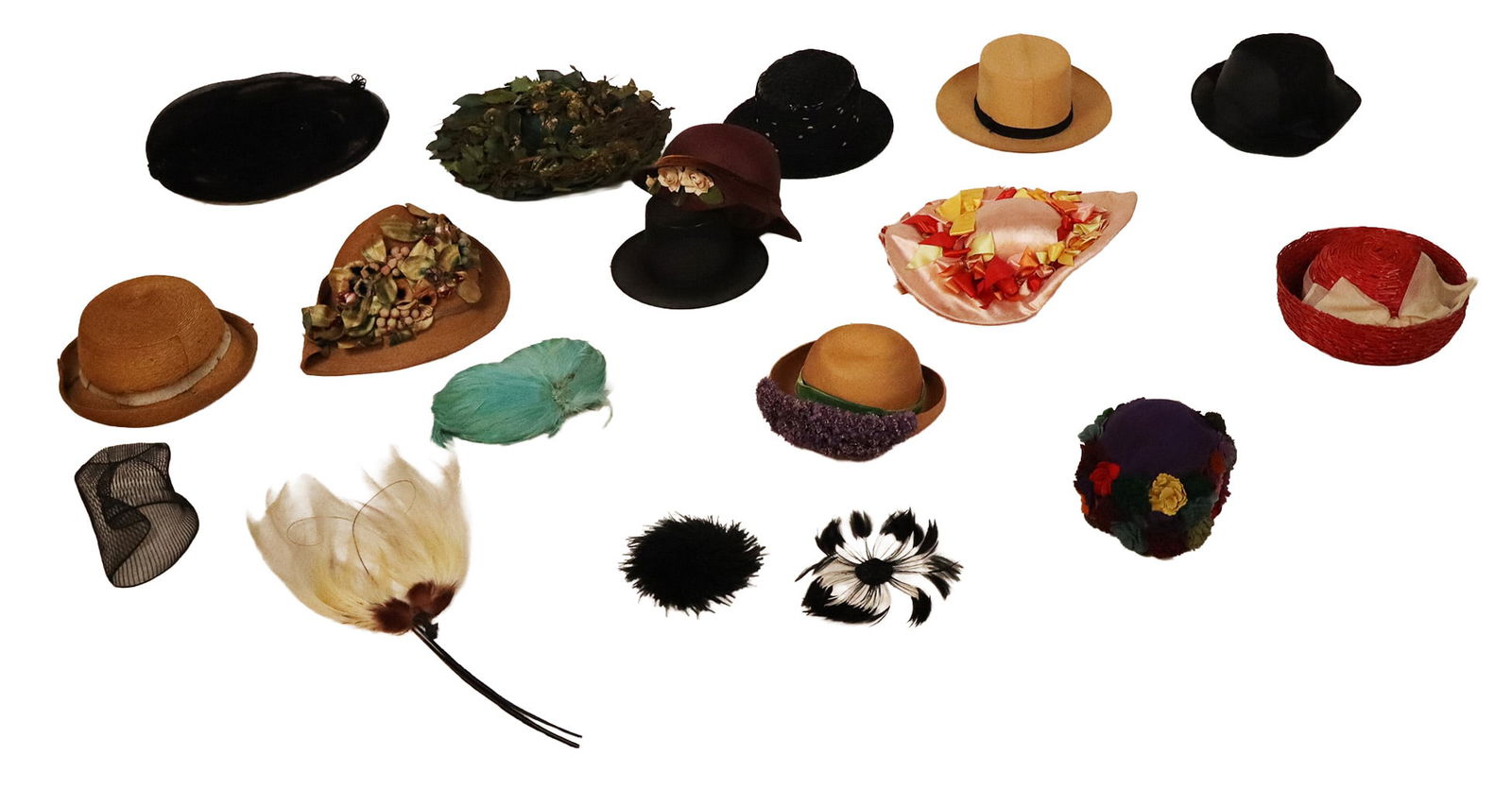 Women's Vintage Hats and Millinery Articles, 18 (1 of 18)