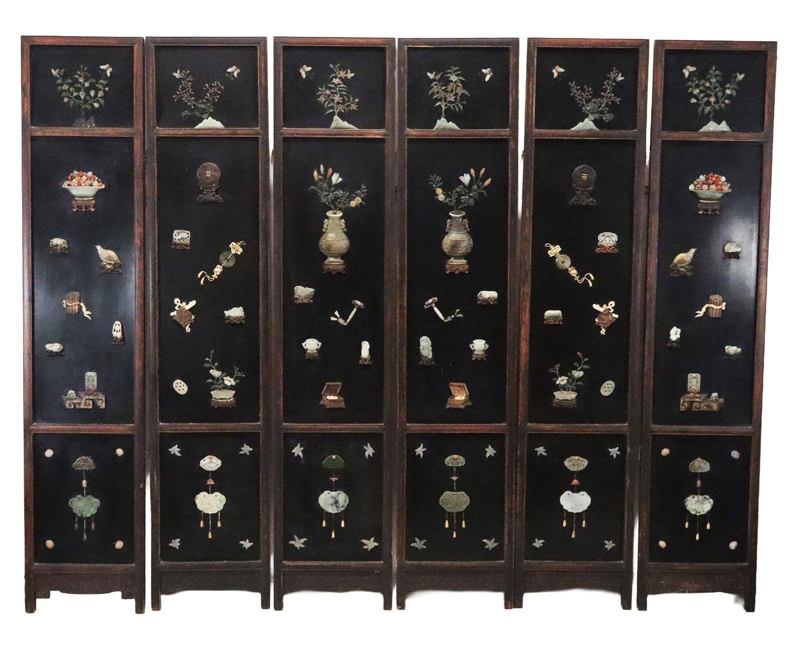 Chinese Floor Screen, 6 Panels (1 of 20)