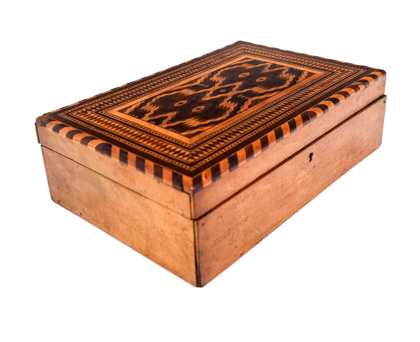 Tunbridge Inlaid Wood Box (1 of 9)