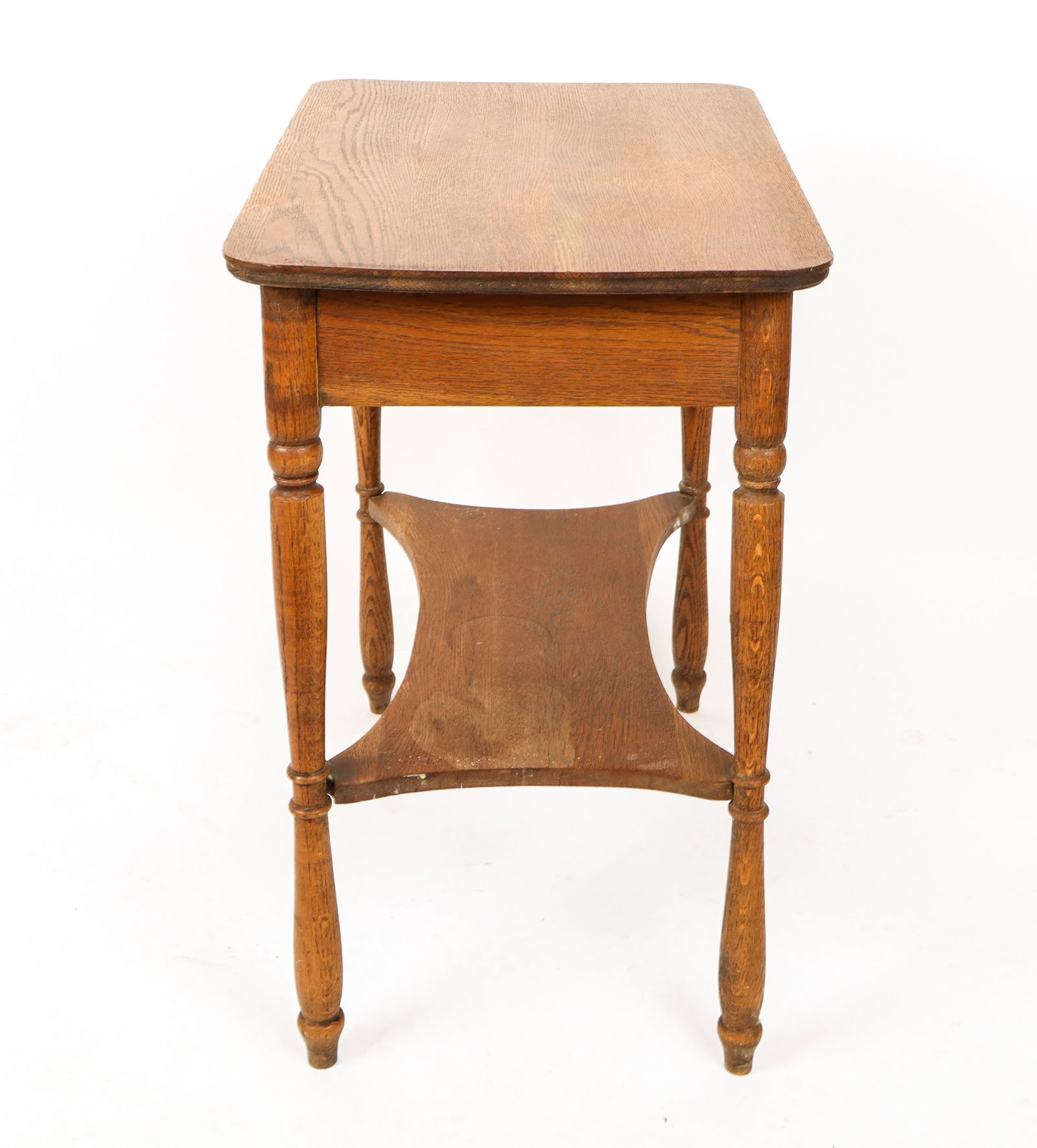 Oak Two-Tier Side Table - 6