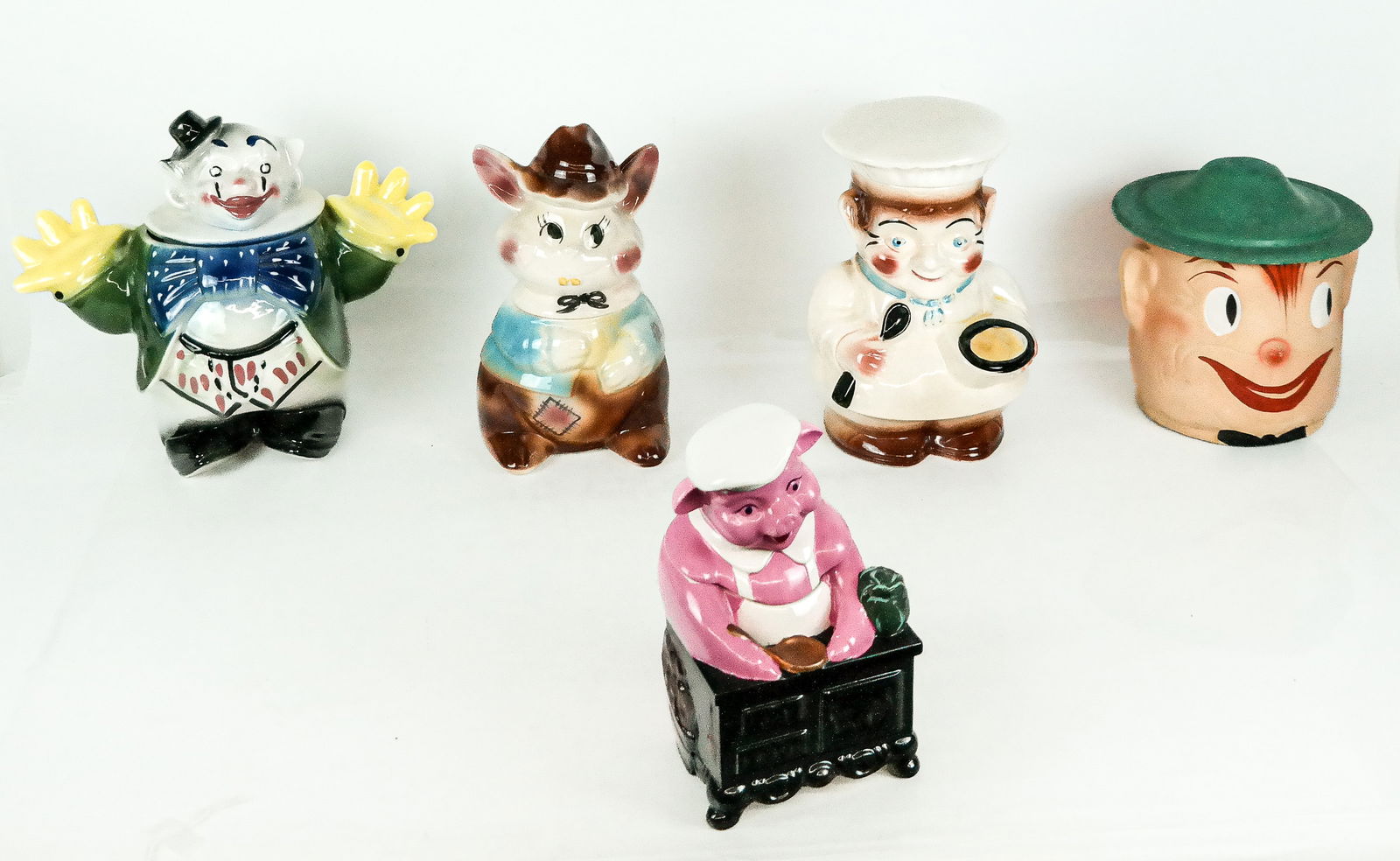 Vintage Porcelain & Ceramic Cookie Jars, 5 (1 of 10)