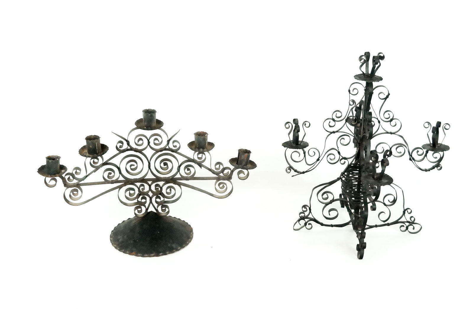 Two Ironwork Candelabras (1 of 9)