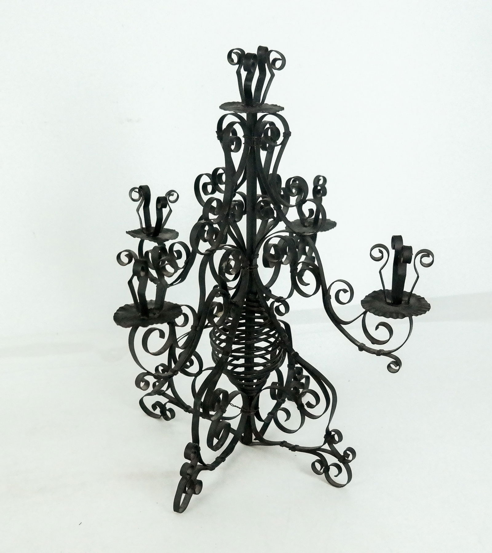Two Ironwork Candelabras - 4
