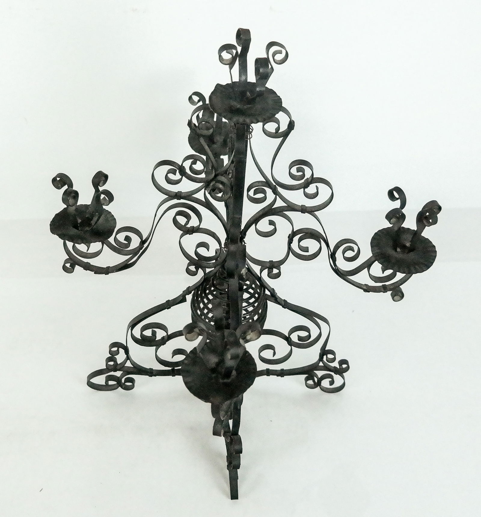 Two Ironwork Candelabras - 6