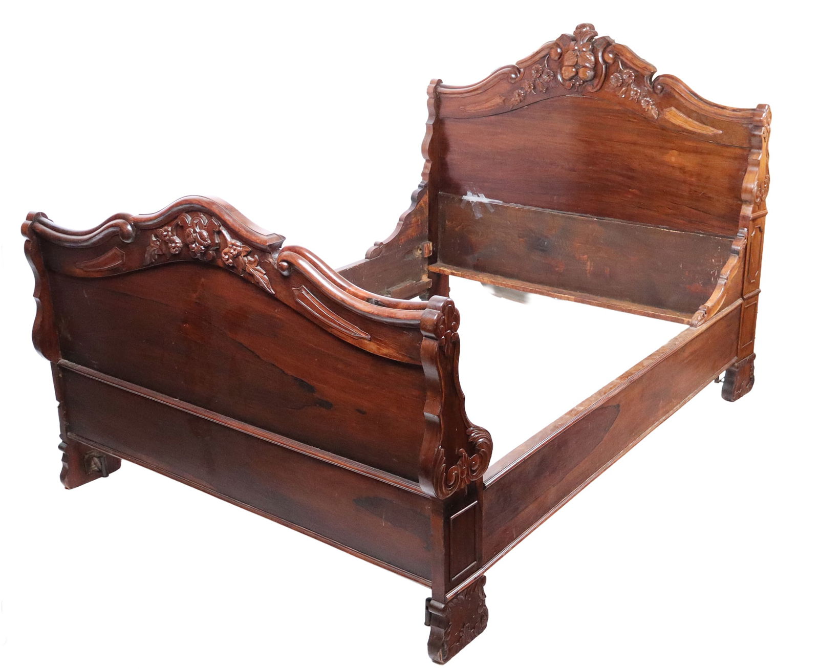 Victorian Laminated Rosewood Bed (1 of 20)