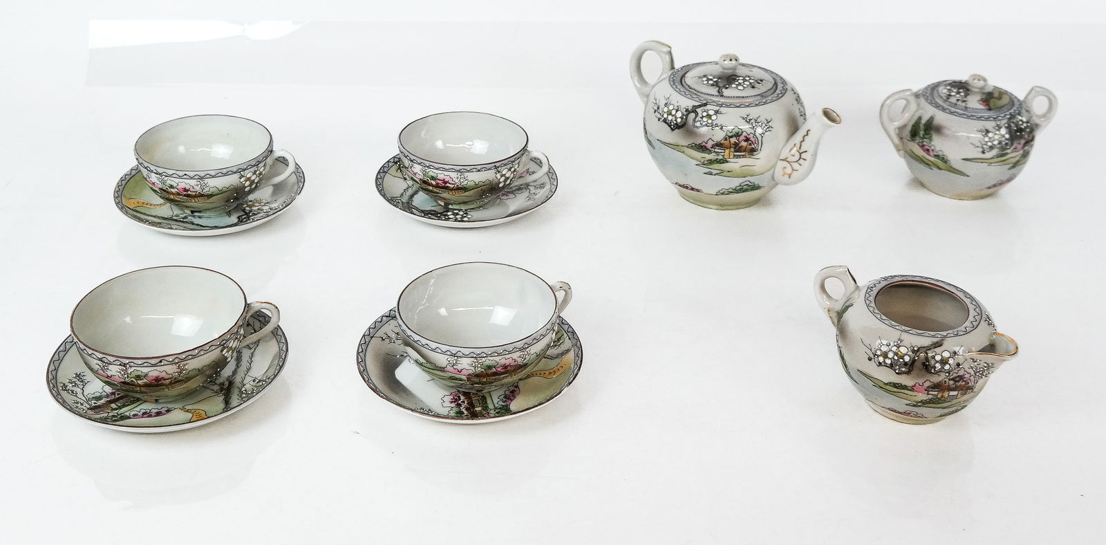 Nippon Moriage Porcelain Tea Service, 13 (1 of 14)