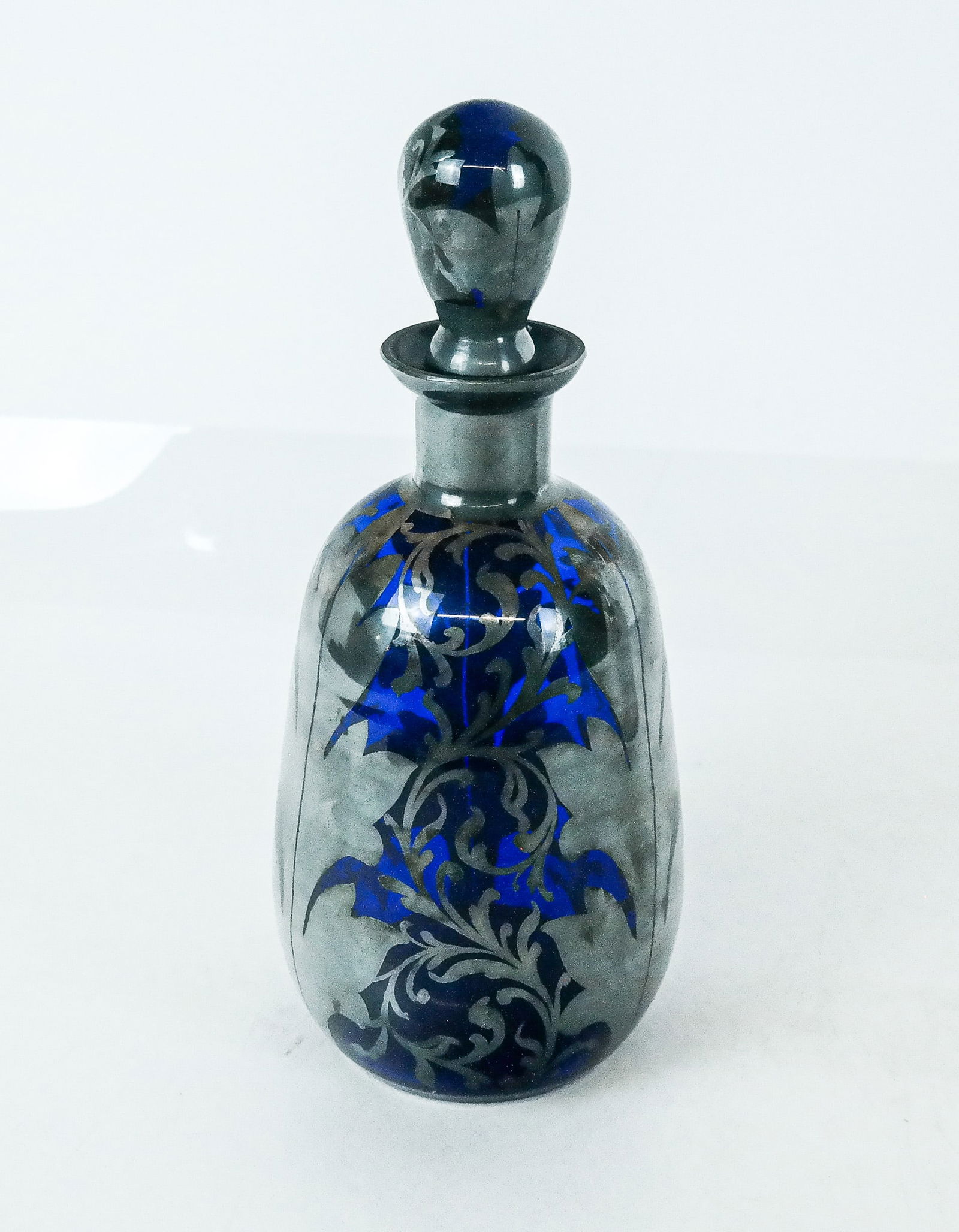 Two Silver Overlay Decanters - 11