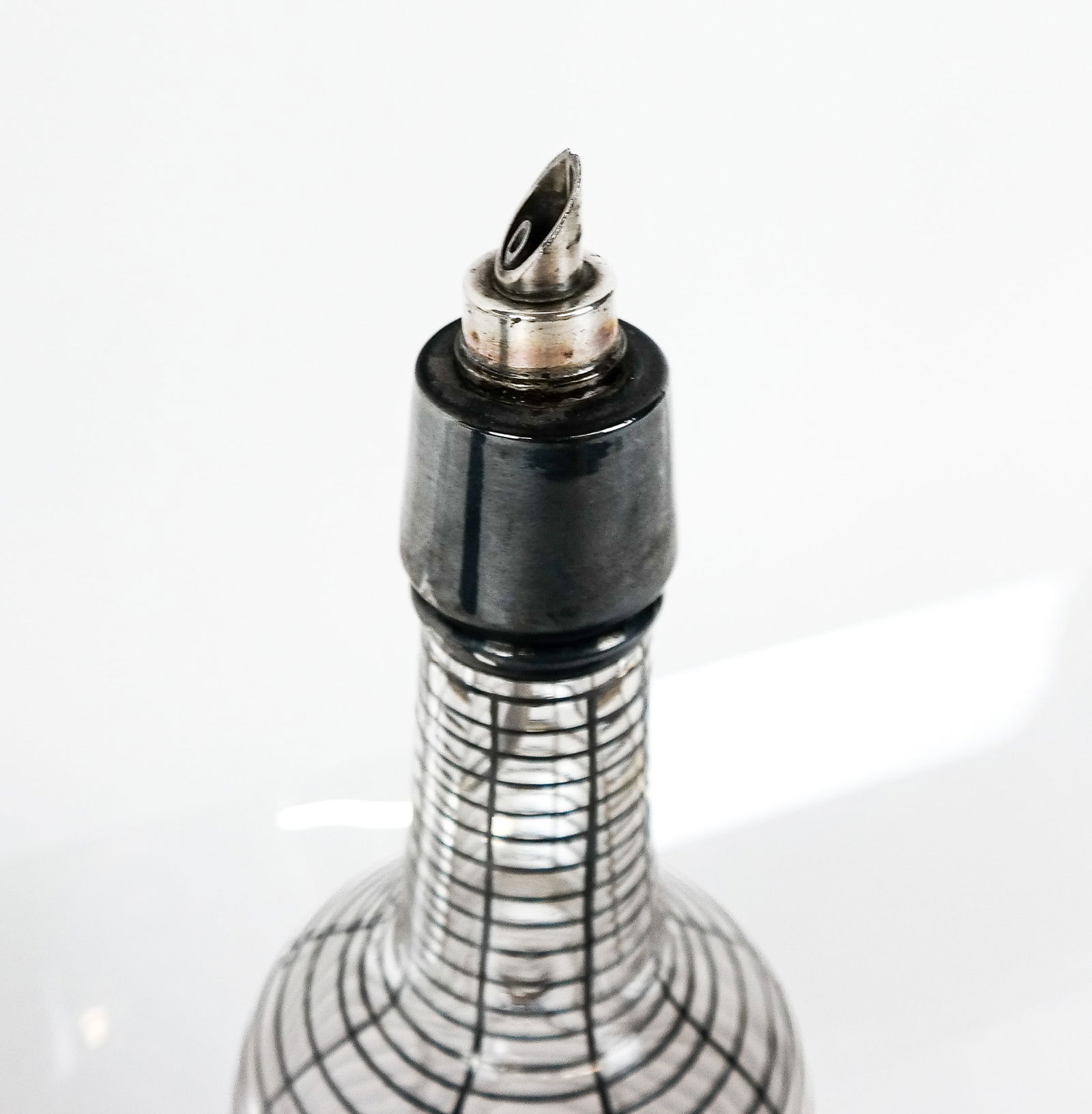 Two Silver Overlay Decanters - 5