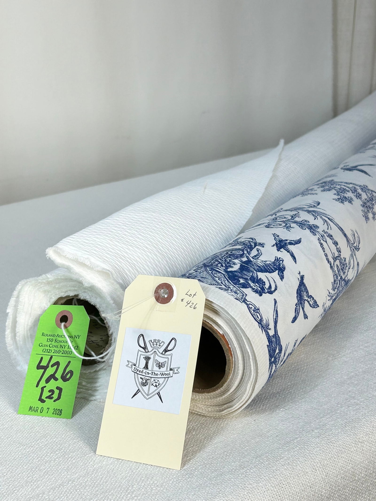 Thibault Toile And Rogers & Goffigon Pique Fabric (1 of 8)