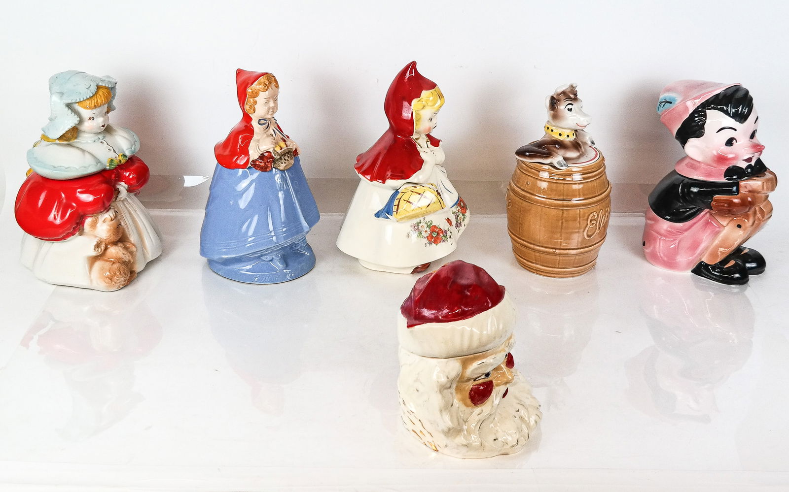 Six Assorted Cookie Jars - 6