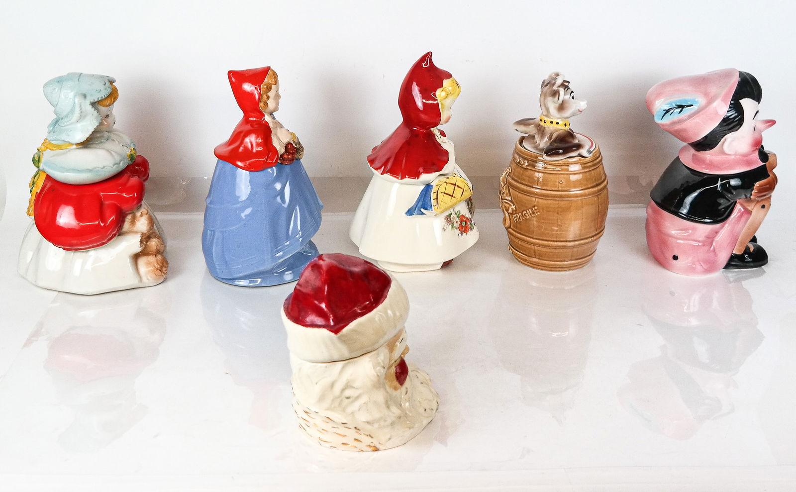Six Assorted Cookie Jars - 8